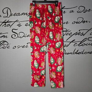 Elf, "OMG Santa! I know Him" Pajamas Sleep Pants, M